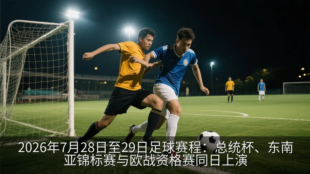 2026年7月28日至29日足球赛程：总统杯、东南亚锦标赛与欧战资格赛同日上演